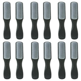 Kuber Industries Hair Brush | Flexible Bristles Brush | Hair Brush with Paddle | Straightens & Detangles Hair Brush | Suitable For All Hair Types | 12 Piece | C19-BLK-S | Small | Pack of 6 | Black